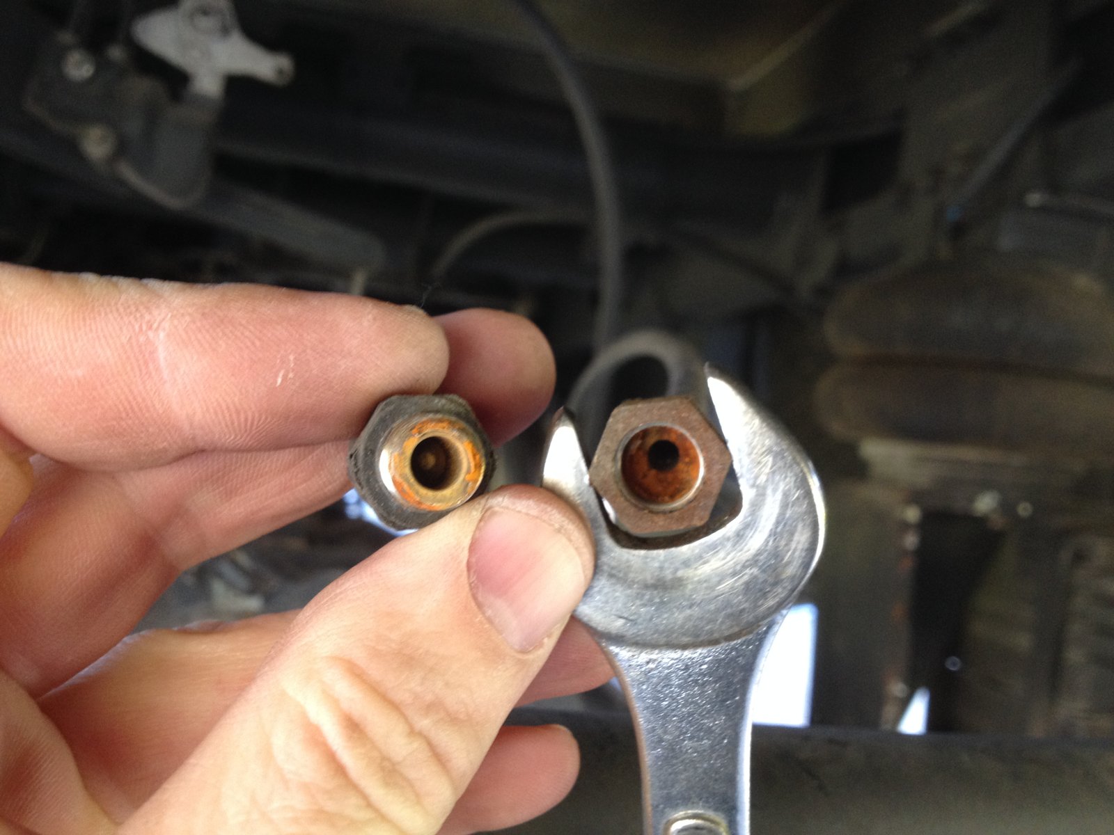 Axle breathers and transer gearbox breathers Tucks' Travels in a Truck